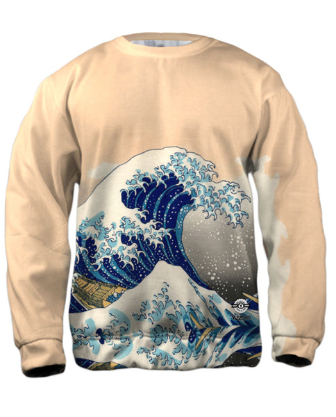 Katsushika Hokusai - "The Great Wave Off Kanagawa" ( 1830-1833) Mens Sweatshirt