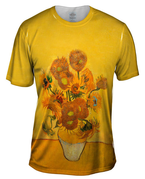 Vincent Van Gogh - "Sunflowers(London version)" (1889) Mens T-Shirt
