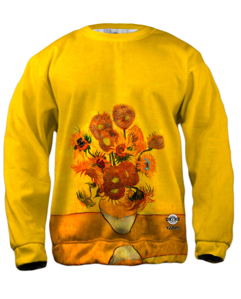 Vincent Van Gogh - "Sunflowers(London version)" (1889) Mens Sweatshirt