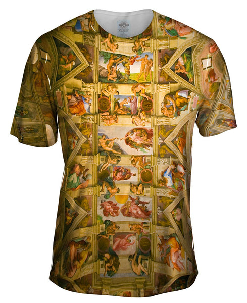 Michelangelo - "Sistine Chapel 2" Mens T-Shirt