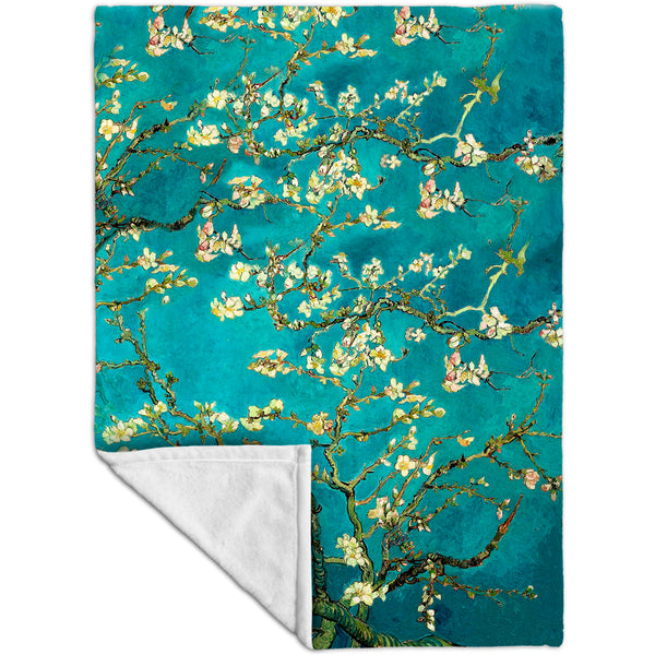 Van Gogh - "Blossoming Almond Tree" (1890) Velveteen (MicroFleece)