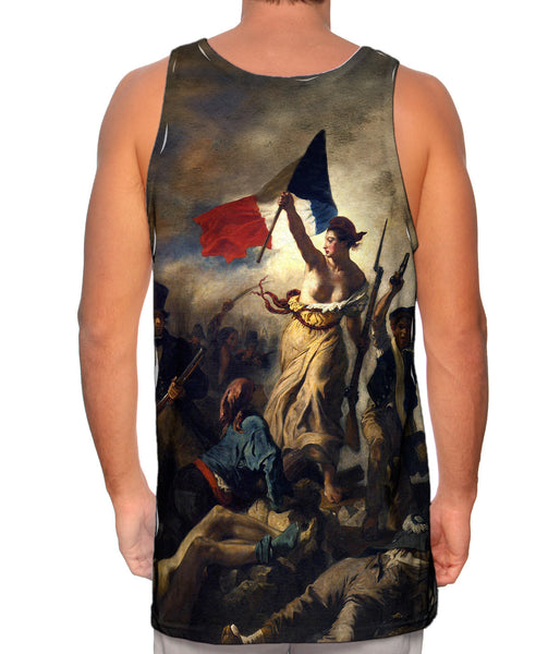 Fabulous Quadro Su Tela 'La Libertà Che Guida Il Popolo' Di Delacroix, 50x40 Cm, Stampa Giclée Di Alta Qualità, Telaio In Legno Francese