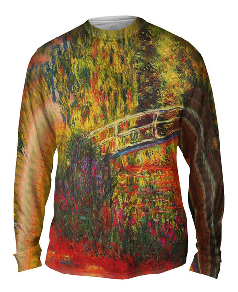 Monet -"Water Lily Pond" (1900) Mens Long Sleeve