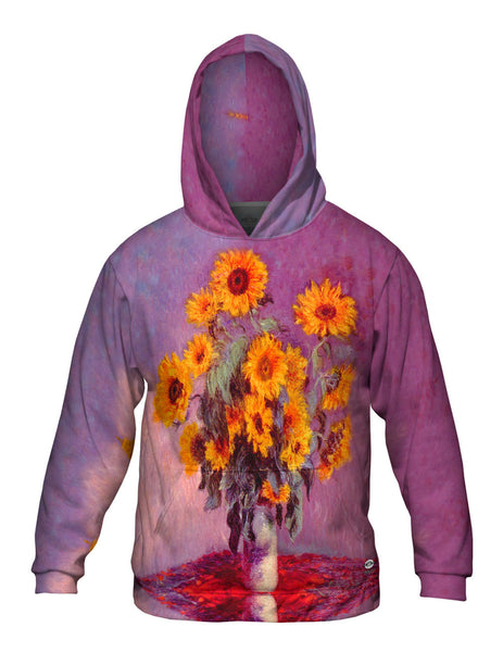 Monet -"Sunflowers" (1881) Mens Hoodie Sweater