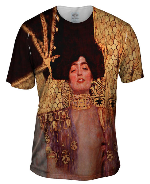 Gustav Klimt -"Judith and Holofernes" (1901) Mens T-Shirt