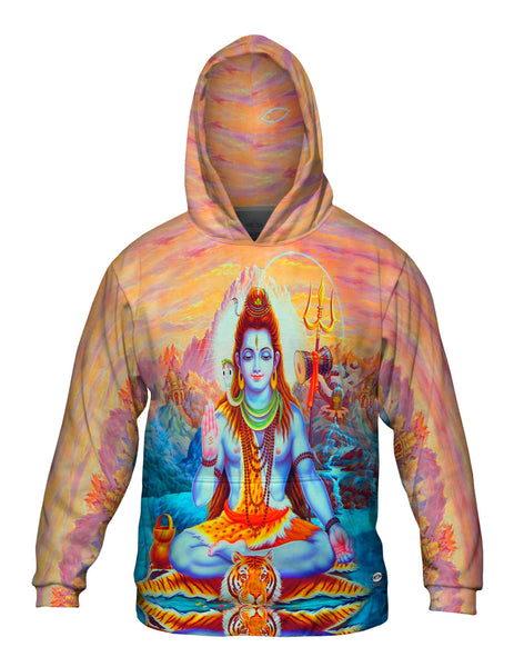 India - "The Great Shiva" Mens Hoodie Sweater
