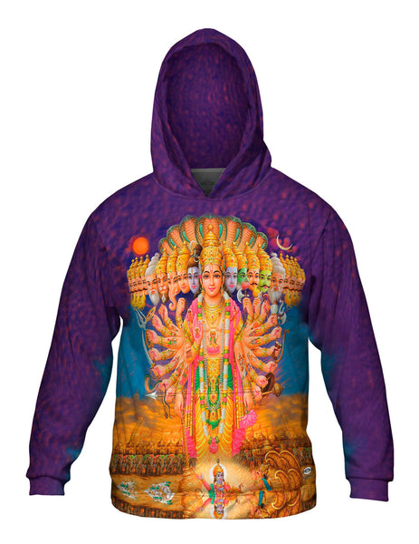 India - "Durga Goddess" Mens Hoodie Sweater