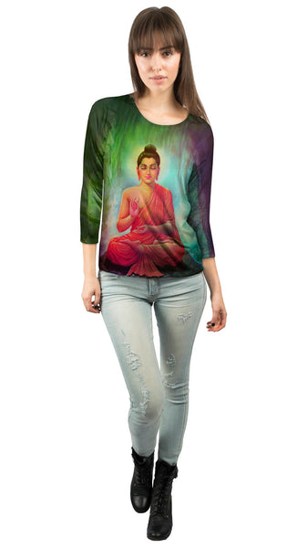 India - "Energy Buddha" Womens 3/4 Sleeve