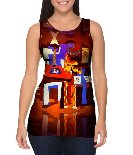 Pablo Picasso - "Three Musicians" (1921) Womens Tank Top