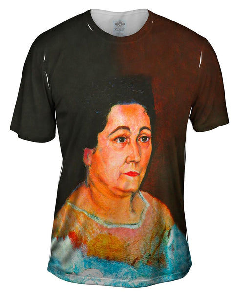 Salvador Dali - "Portrait of the Artists Mother" (1920) Mens T-Shirt
