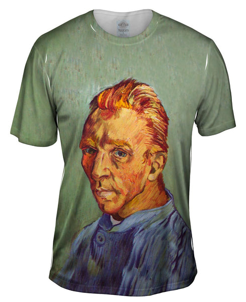 Vincent van Gogh - "Self Portrait Without Beard" (1889) Mens T-Shirt