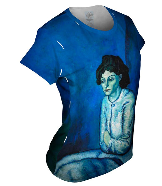Pablo Picasso "Woman with Folded Arms" (1902) Womens Top Yizzam