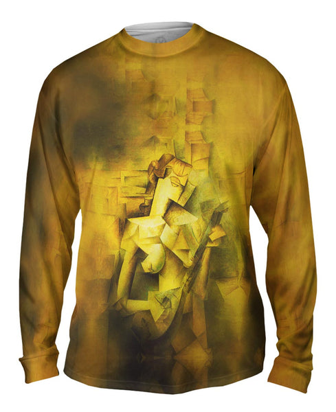 Pablo Picasso - "Girl With A Mandolin" (1910) Mens Long Sleeve