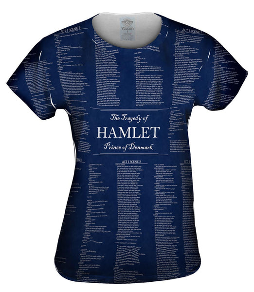 William Shakespeare Literature - "The Tragedy Of Hamlet" (1560) Womens Top