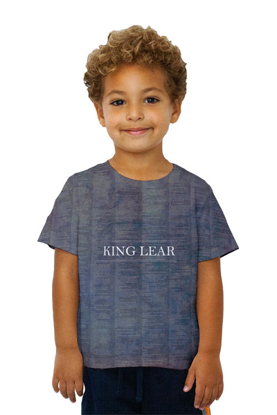 Kids William Shakespeare Literature - "King Lear" (1606) Kids T-Shirt