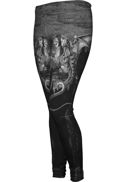 Gustave Dore - "The Inferno Canto 41" (1857) Womens Leggings