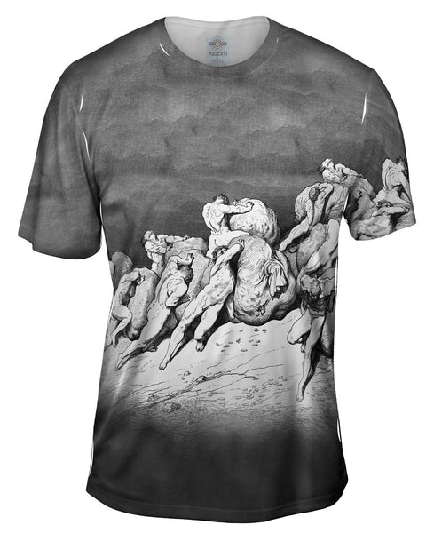 Gustave Dore - "The Hoarders And Wasters" (1857) Mens T-Shirt