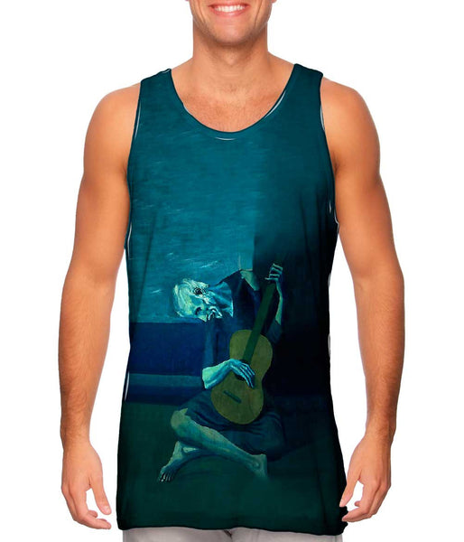 Pablo Picasso - "Old Guitarist" (1903) Mens Tank Top