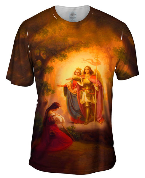 The Maid of Orléans - "Joan Of Arc And The Angels" (1843) Mens T-Shirt