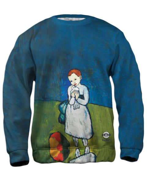 Pable Picasso - "Child With Dove" (1901) Mens Sweatshirt