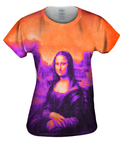 Pop Art - "Da Vinci Mona Lisa Black Orange" (1517)