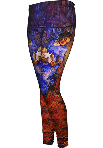 Vincent Van Gogh - "Man Is At Sea" (1889) Womens Leggings