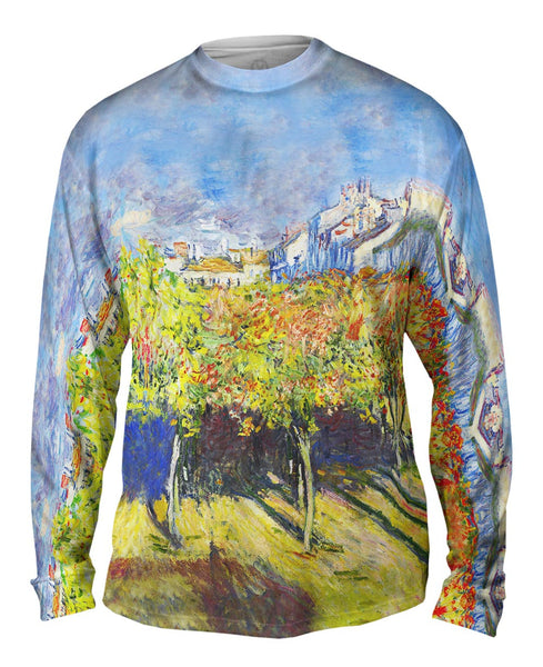 Claude Monet - "The Lindens Of Poissy" (1882) Mens Long Sleeve