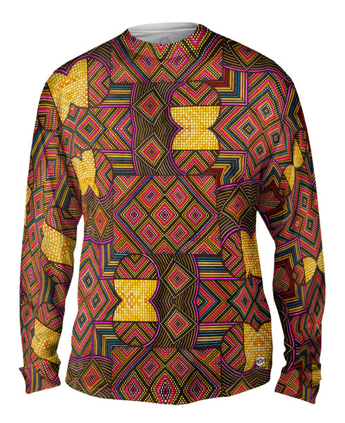Eugene Andolsek  - "Just Folk African Cloth" Mens Long Sleeve