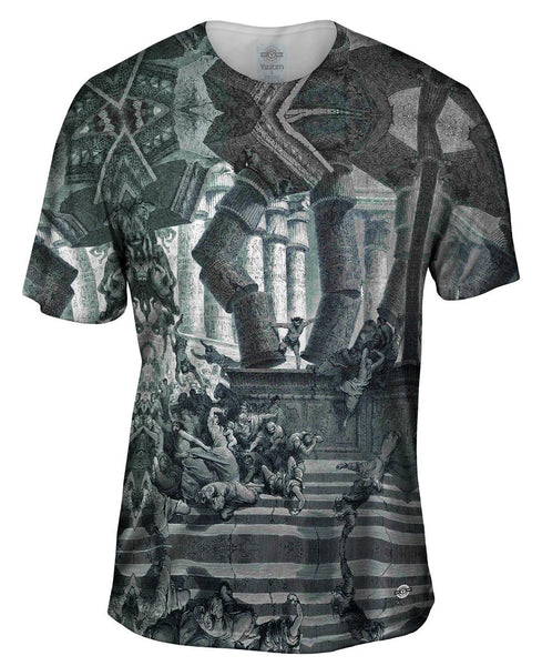 Gustave Dore - "Death Of Samson" (1866) Mens T-Shirt