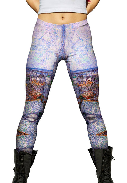 Vincent Van Gogh  - "View From Vincents Room In The Rue Lepic" Womens Leggings