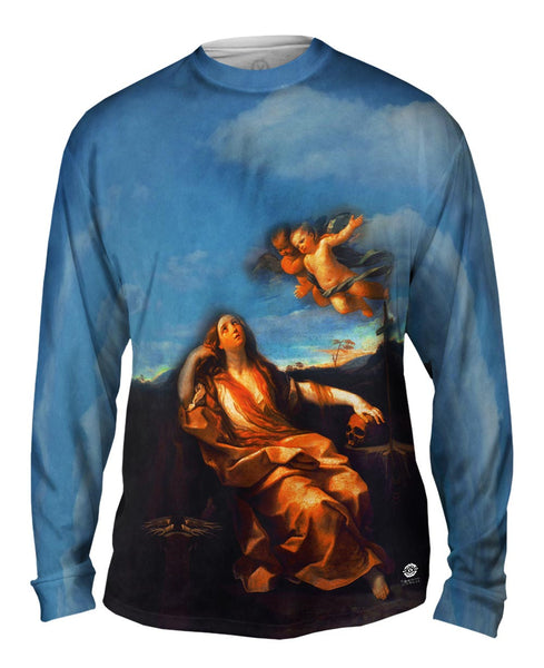 Guido Reni - "St Mary Magdalene" (1632) Mens Long Sleeve