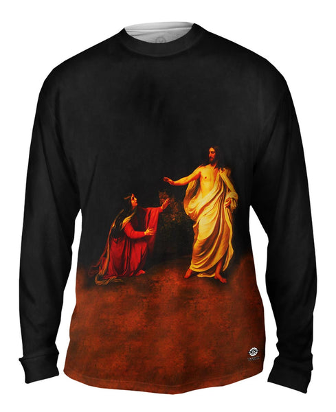 Alexander Andreyevich Ivanov - "Appearance of Jesus Christ to Maria Magdalena" (1835) Mens Long Sleeve