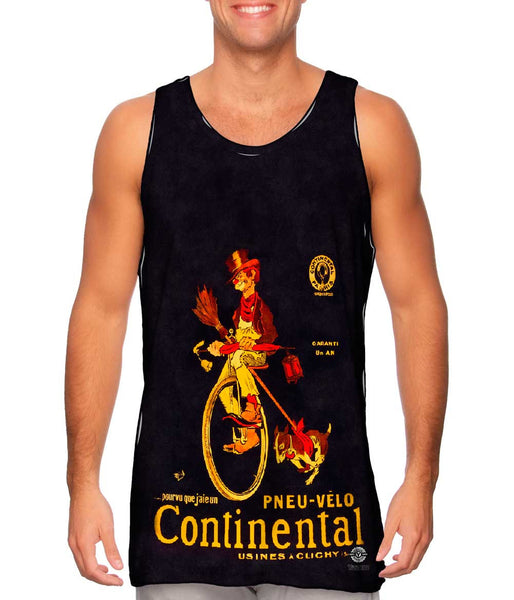 "If Only I Had A Continental Bicycle Tire Advertising Poster" Mens Tank Top