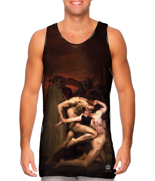 William-Adolphe Bouguereau  - "Dante and Virgil in Hell" (1850) Mens Tank Top