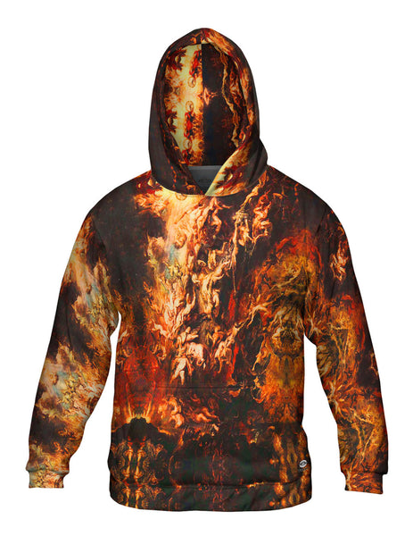 Peter Paul Rubens - "The Fall of the Damned" (1620) Mens Hoodie Sweater
