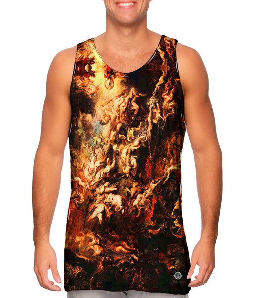 Peter Paul Rubens - "The Fall of the Damned" (1620) Mens Tank Top