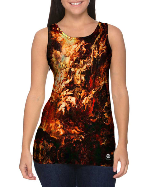 Peter Paul Rubens - "The Fall of the Damned" (1620) Womens Tank Top