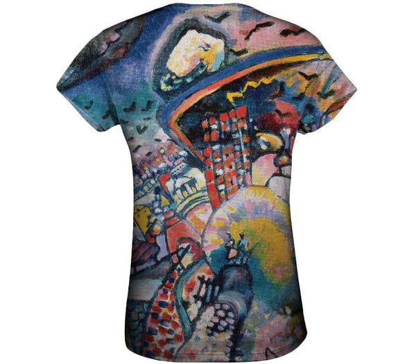 Red Square in Moscow Kandinsky Womens Top Yizzam