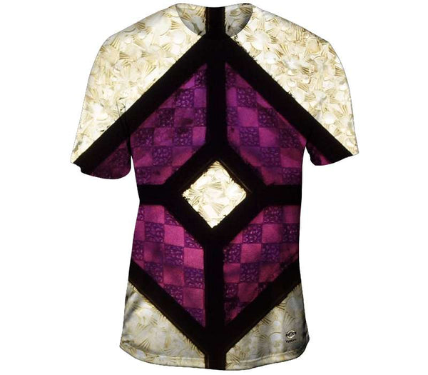 Purple And Silver Glass Mens T-Shirt