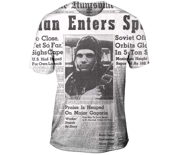 Man Enters Space Mens T-Shirt