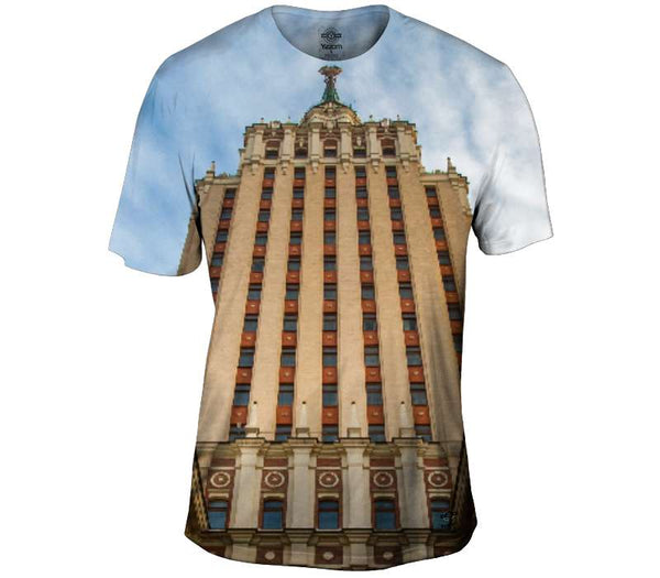 Moscow Leningradskaya Hotel Mens T-Shirt