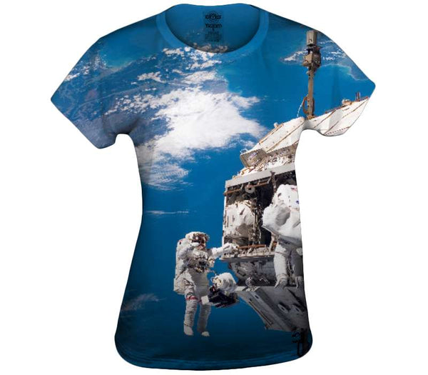 Hanging Out In Space Womens Top