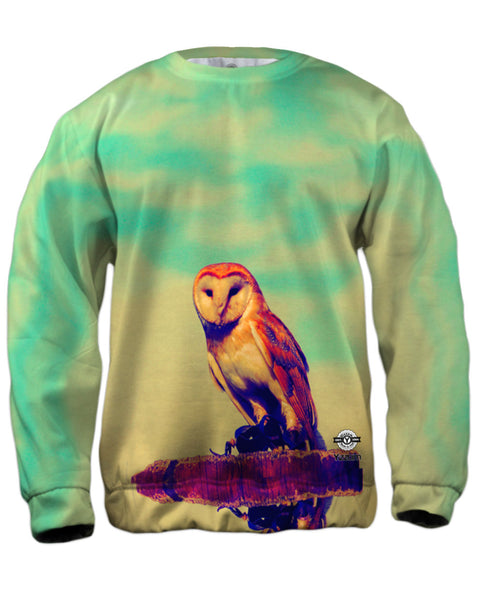 Watching Owl Mens Sweatshirt