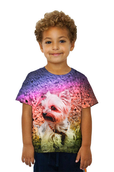 Kids Yorkshire Terrier Puppy Kids T-Shirt