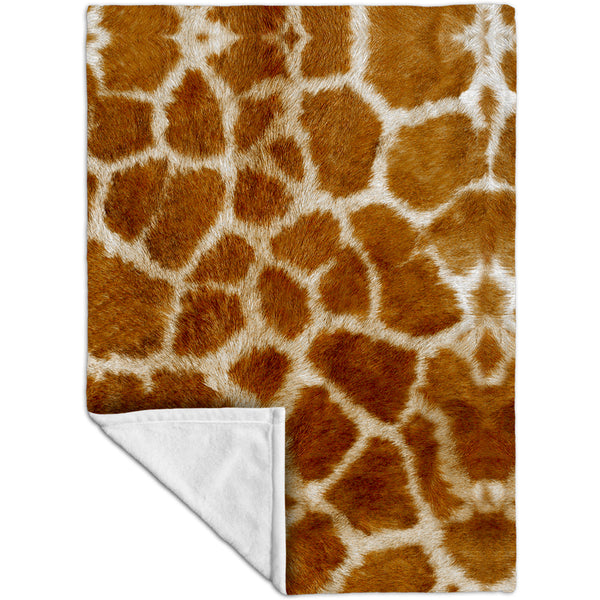 Giraffe skin Fleece Blanket