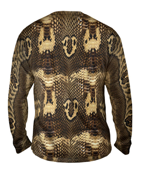 Cobra Snake Skin Mens Long Sleeve | Yizzam