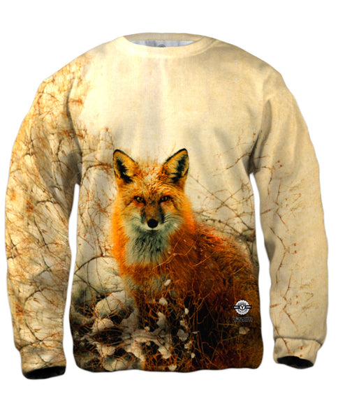 Vintage Snow Fox Mens Sweatshirt
