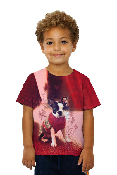 Kids French Bulldog Sweater Kids T-Shirt