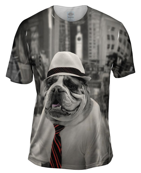 City Tie Bulldog Mens T-Shirt