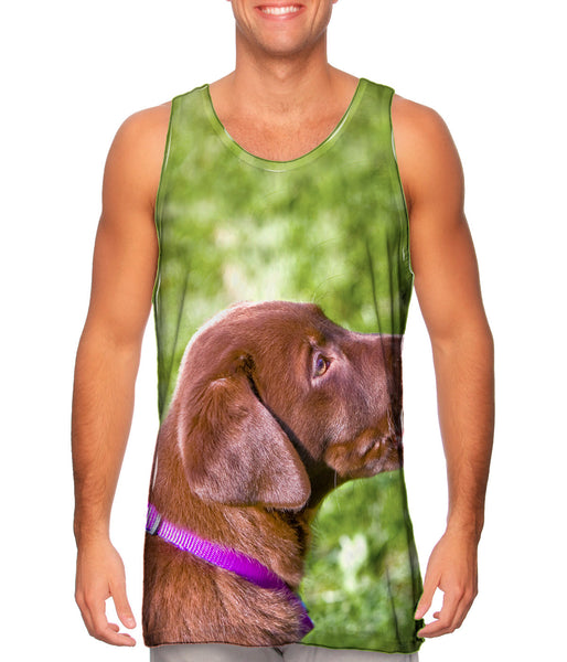 Young Chocolate Lab Mens Tank Top